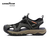 【Goodyear 固特異】秘境 男款護趾旋轉扣運動涼鞋 / GAMS53705 JP25 軍綠