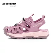 【Goodyear 固特異】露營趣W2 女款扣運動護趾涼鞋 / GAWS52612 JP22.5 藕粉