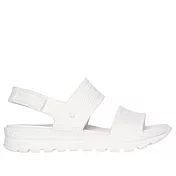 Skechers Arch Fit Footsteps [111461WHT] 女 運動休閒涼鞋 緩震 支撐 舒適 白