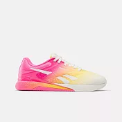 Reebok Nano X5 [100209375] 女 多功能 訓練鞋 穩定 健身 重訓 粉紅 黃