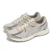 Asics 休閒鞋 JOG 100S 男鞋 女鞋 米白 灰 銀 拼接 緩衝 經典 復古跑鞋 亞瑟士 1203A684250