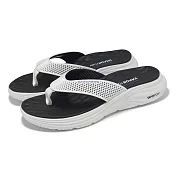 Skechers 拖鞋 Vapor Foam Sandal 男鞋 白 黑 緩衝 輕量 人字拖 夾腳拖 232894WBK