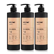 【MIZMI】控油蓬鬆洗髮精480ml*3入