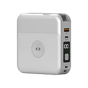 Nisda BS-WL720 AI 智慧自帶線萬用充行動電源(10000mAh) 多合一行動電源 -白色