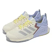adidas 訓練鞋 Dropset 3 Trainer W 女鞋 米白 紫 健身 緩震 運動鞋 愛迪達 JI3903 23cm BEIGE/PURPLE