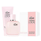 【LACOSTE】經典清新玫瑰淡香水100ml(贈隨機身體乳100ml)