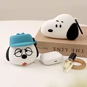 Peanuts史努比矽膠小收納包 -Snoopy側臉