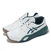 Asics 網球鞋 GEL-Resolution X 男鞋 白 綠 法網 緩衝 穩定 運動鞋 亞瑟士 1041A481111