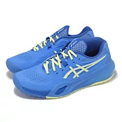 Asics 網球鞋 GEL-Resolution X 女鞋 藍 綠 法網 緩衝 穩定 運動鞋 亞瑟士 1042A279400