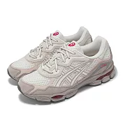 Asics 休閒鞋 GEL-NYC 男鞋 棕 米白 紅 緩衝 拼接 復古 千禧跑鞋 亞瑟士 1203A372100