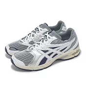 Asics 休閒鞋 GEL-DS Trainer 14 男鞋 女鞋 白 銀  緩衝 拼接 復古跑鞋 亞瑟士 1203A607100