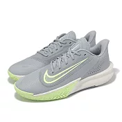 Nike 籃球鞋 Precision 7 VII 男鞋 灰 綠 回彈 運動鞋 低筒 HJ9153-002 28cm GREY/GREEN