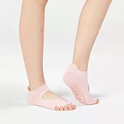 【Clesign】Toe Grip Socks 瑜珈露趾襪 - 25SS 春夏新色 - Dawn Blush 曙光粉