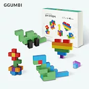 【親子良品】韓國GGumbi 磁吸方塊像素積木 - 42顆