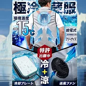 THANKO 日本原裝進口 極冷行動空調背心 冷藏庫制冷器＋雙強力風扇 專利技術 夏天室外救星冷感體驗