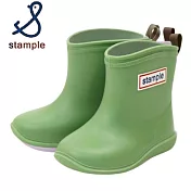 日本【stample】兒童輕雨鞋 No.75005-煙燻綠色(44) 13 煙燻綠色