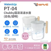 Waterdrop Chubby圓滾滾濾水壺3.5L(白色/透明) PT-04  白色款