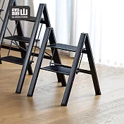 【日本霜山】家用輕量鋁合金折疊便攜式雙層梯