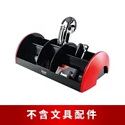【O-Life】桌面置物整理收納盒-不含文具/小物整理盒/儲物盒/文具收納 黑紅色