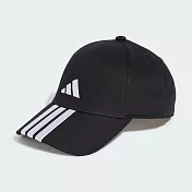 ADIDAS BBALL 3S CAP NL 男女休閒帽-JG1072 L-XL 黑色