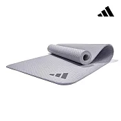 Adidas 環保壓紋瑜珈墊-10mm(六色) 銀河灰