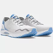 Under Armour 慢跑鞋 HOVR Sonic 6 女鞋 灰 藍 緩震 運動鞋 UA 3026128107