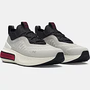 Under Armour 慢跑鞋 Phantom 4 男鞋 灰 黑 針織 反光 緩震 運動鞋 UA 3027593301 25.5cm GREY/BLACK