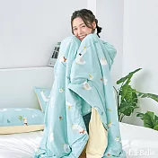 義大利La Belle《冬呱愛玉》眠綿冰玻尿酸抗菌涼感涼被(5x6.5尺)