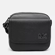MICHAEL KORS 防刮皮革素色斜背包-黑色