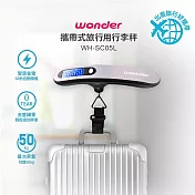 【WONDER 旺德】攜帶式旅行用行李秤(WH-SC05L)