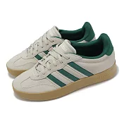 adidas 休閒鞋 Barreda 女鞋 灰 綠 麂皮 膠底 復古 愛迪達 JP7106 26.5cm BEIGE/GREEN