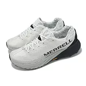 Merrell 越野跑鞋 Agility Peak 5 男鞋 白 灰 黑 緩衝 抓地 戶外 運動鞋 ML068333 25.5cm ASH/BLACK