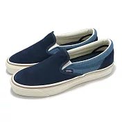 Vans 懶人鞋 Mte Slip-On Reissue 98 男鞋 藍 麂皮 帆布 拼接 休閒鞋 VN000CWA1P0