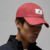NIKE J CLUB CAP US CB FLT PATCH 休閒帽-FD5181661 S 紅色