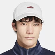 NIKE U NK CLUB CAP U CB ARMX PTCH L 休閒帽-FN4402100 S 白色
