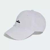 ADIDAS DAD CAP SUMMER 男女休閒帽-IS7393 S-M 白色