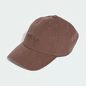 ADIDAS SPW DAD CAP 男女休閒帽-IX8015 L-XL 棕色