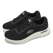 Skechers 健走鞋 Arch Fit 2.0 男鞋 黑 白 支撐 緩衝 輕量 健走鞋 232700BKW