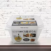 日本製SANADA可微波保鮮盒-1.5L-3入