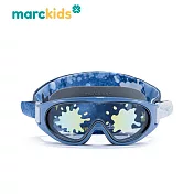 【MARCUS＆MARCUS】Marckids兒童頭帶式造型大框泳鏡-深海章魚