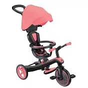 【GLOBBER 哥輪步】4合1 Trike多功能3輪推車經典升級版 - 多色可選 玫瑰粉