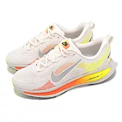 Nike 慢跑鞋 Vomero 18 GS 大童 女鞋 白 螢光黃 橘 緩震 厚底 運動鞋 HQ2157-003