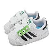 adidas x 玩具總動員 SUPERSTAR II CF I 小童 學步鞋 三眼怪 迪士尼 童鞋 愛迪達 JI0090