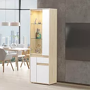 Homelike 喜家居2尺玻璃附LED燈展示櫃(2505)