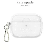 Kate Spade AirPods Pro 1/2代 耳機保護殼套 閃亮銀