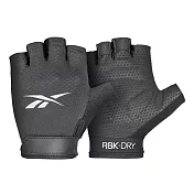 【Reebok】Fitness Gloves 短指透氣健身手套 XS Black