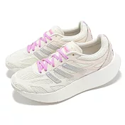 adidas 慢跑鞋 Adizero Aruku W 女鞋 米白 粉 銀 後底 緩衝 休閒 運動鞋 愛迪達 JP5569