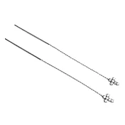 ROYAL DAMON 羅亞戴蒙 迷你滿鑽十字架耳針-垂鍊式