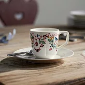 Rosendahl Grand Cru Cottage 北國圖騰馬克杯 （鳥與花、300ml）