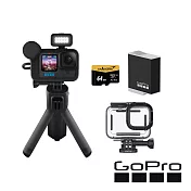 【GoPro】HERO12  Black CE創作者潛水行家套組 (HERO12 創作者+60m潛水防護殼+原廠充電電池+64G記憶卡) 公司貨